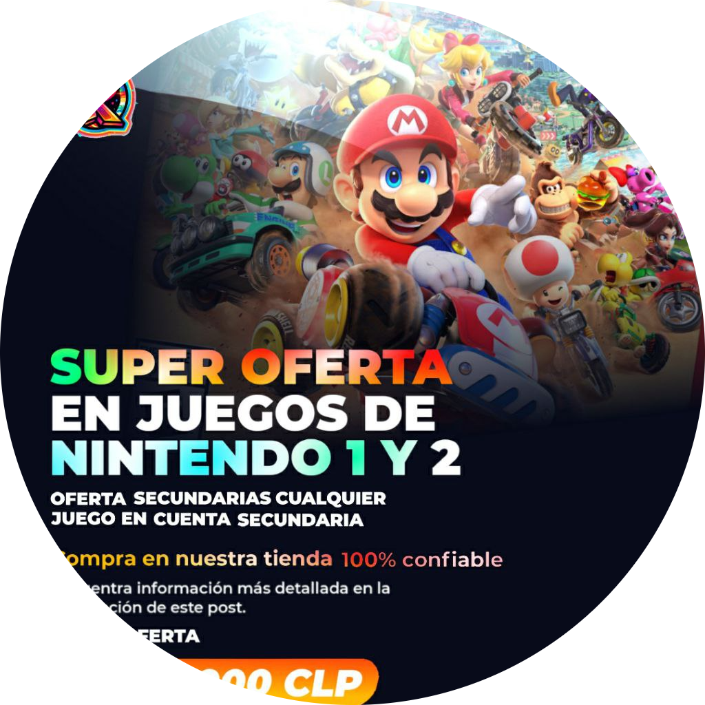 Nintendo Switch 1 y 2 Secundarias