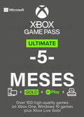 GAME PASS 5 MESES PRINCIPAL CONSOLA