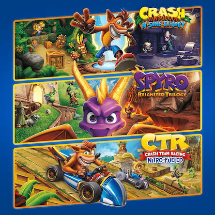 CRASH TRIOLOGY CRASH CRT Y SPYRO 7X1  PS4/PS5