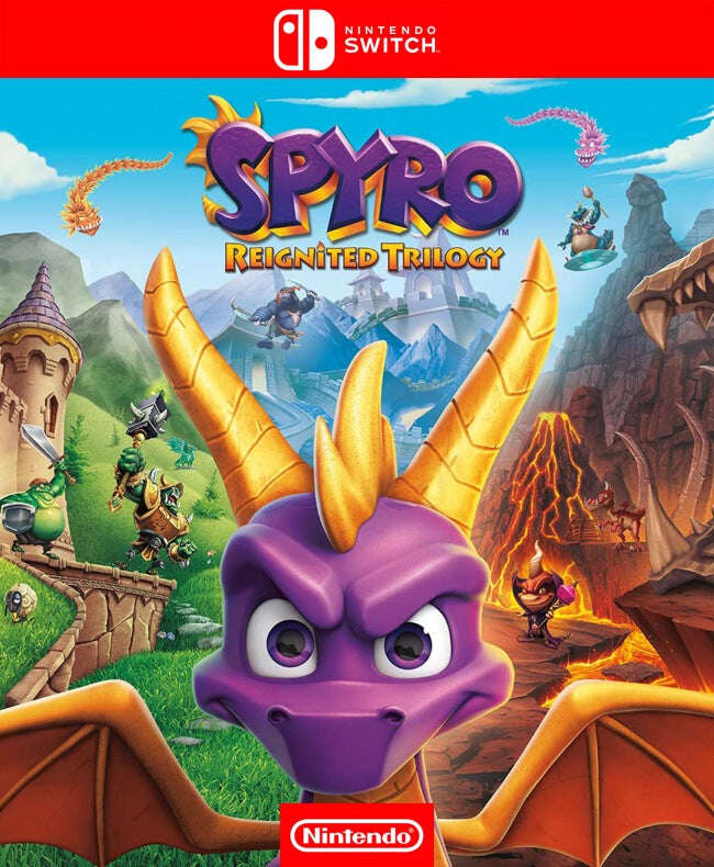 Spyro Reignited Trilogy - Nintendo Switch RiukStoredigital